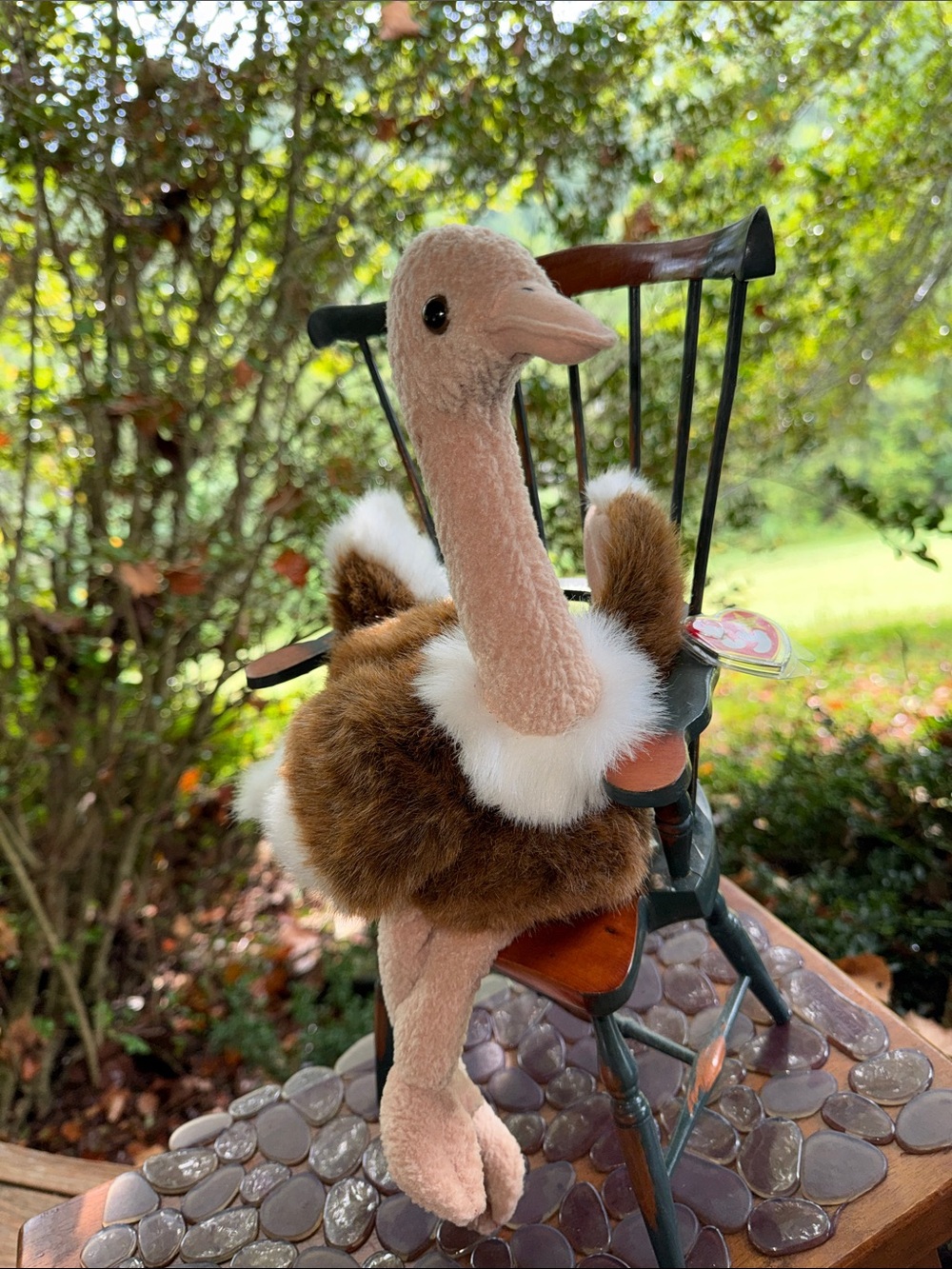 Vintage TY Beanie Buddy Ostrich